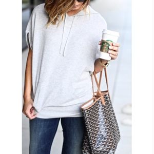 Vince Gray Cashmere Hoodie